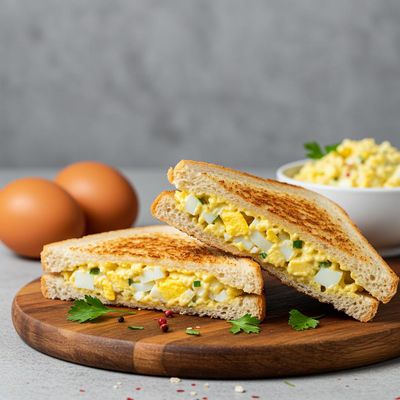 Boiled Egg Grilled Sandwich